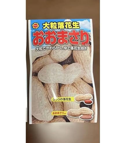 Amazon.co.jp: 大粒落花生の種 (おおまさりネオ) 1袋 栽培用 らっか